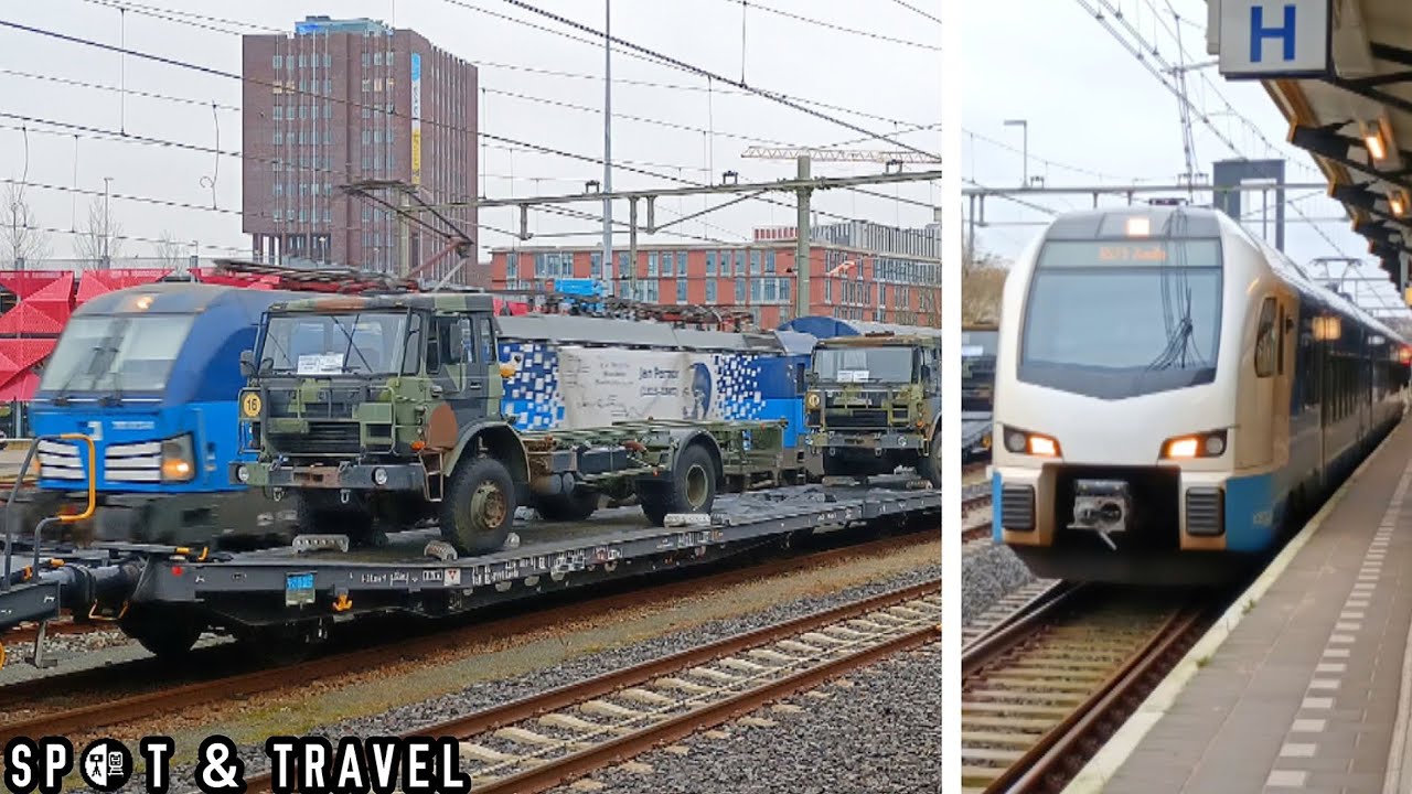 Almelo | CD Cargo-staaltrein | FLIRT // Steel train CZ-NL | Dutch FLIRT | Keolis | 29-11-25.