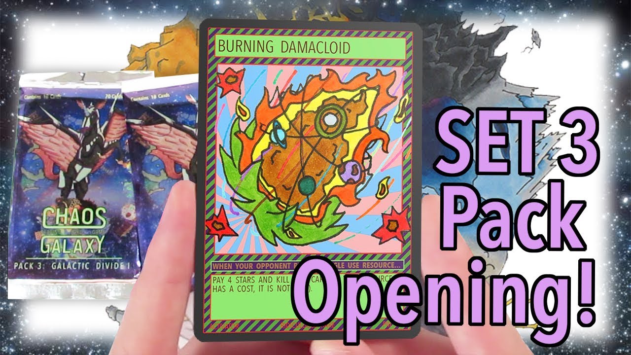 Chaos Galaxy Set 3 - Galactic Divide Pack Opening!