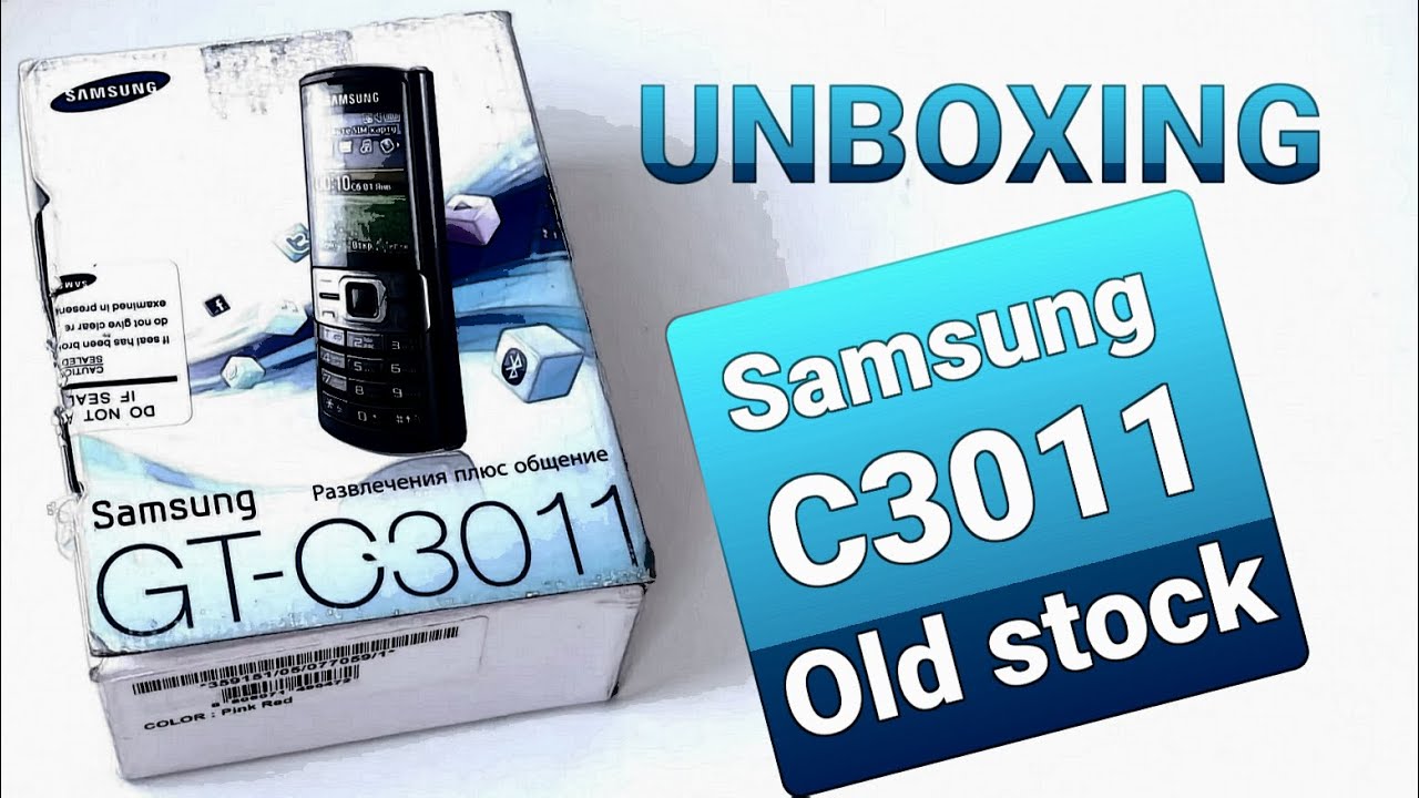 SAMSUNG C3011/C3010 OLD STOCK Original UNBOXING ONLY [4k]