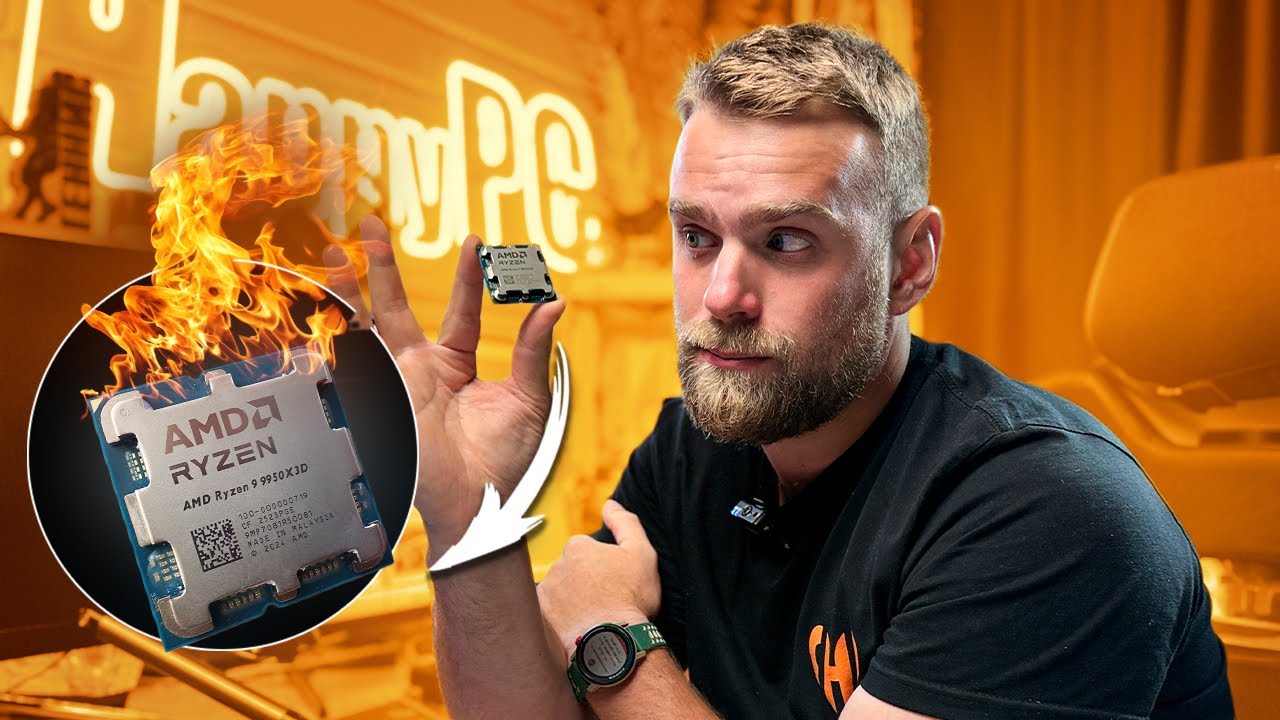 Первый мертвый Ryzen 9 9950X3D за 70000 рублей | Взрыв закаленки у клиента | Внешний радиатор для ПК