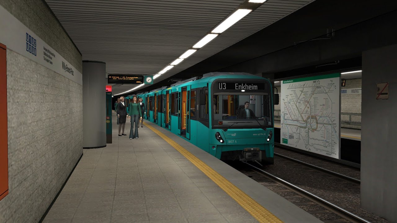 |Gameplay| 🎮 Train Simulator Classic (U-Bahn Frankfurt (U3) Oberurser Hohemark - Hauptbahnhof)