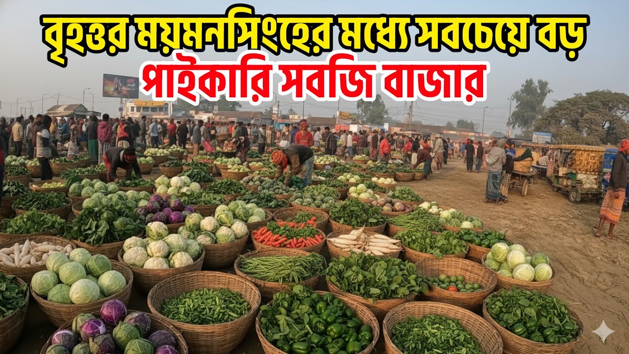 ১৭ জানুয়ারি ২০২৬, সবজির পাইকারি আপডেট | ফেরিঘাট বাজার | Biggest Vegetable market in Bangladesh