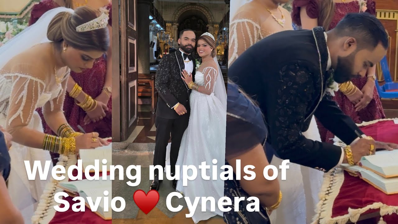 Wedding Nuptials of Savio ❤️ Cynera | Goan wedding 