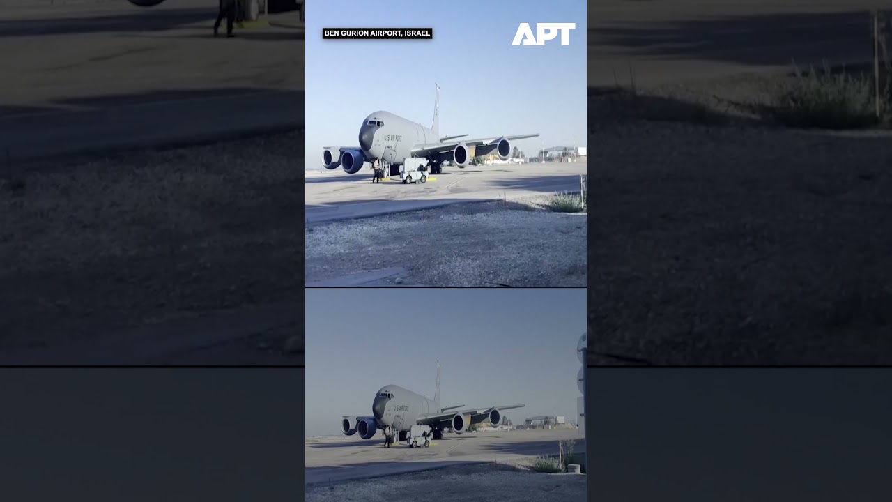 WATCH | U.S. Military Aircraft Continue to Hold Position at Ben Gurion Airport | APT
