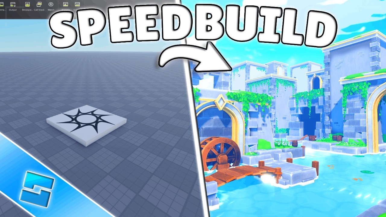 Construindo uma Ruína STYLIZED do Zero no Roblox (Speed build + Dicas)