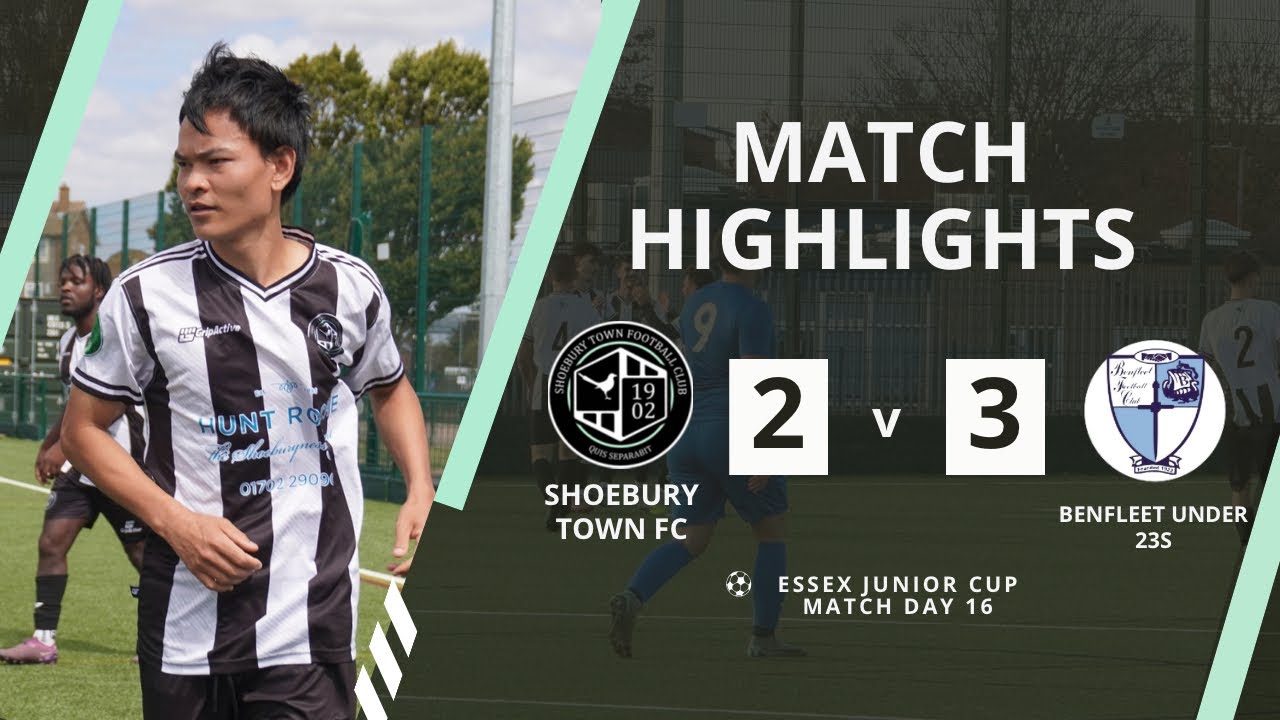 SHOEBURY TOWN vs BENFLEET UNDER 23s | Essex junior cup / Match day 16