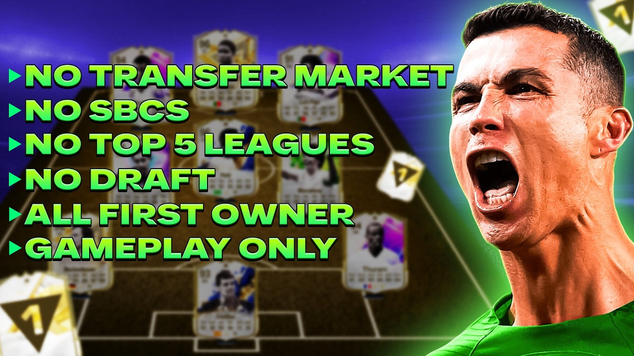 The IMPOSSIBLE FC 25 CHALLENGE (NO Transfer Market, NO SBCs, NO Top 5 Leagues...)