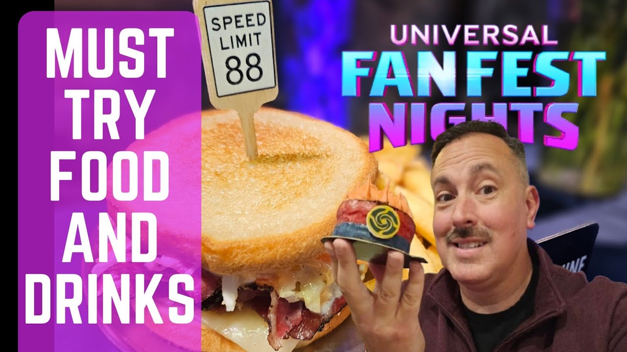 Universal Fan Fest Nights |Themed Food and Drink | First Look | Full Menu
