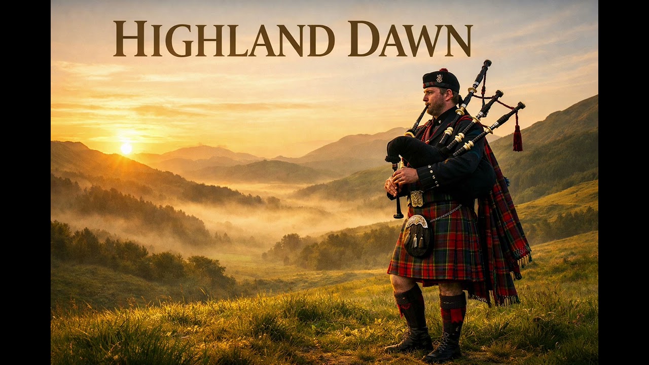 Highland Dawn 🇬🇧 | Pure Scottish Bagpipe Instrumental Sound