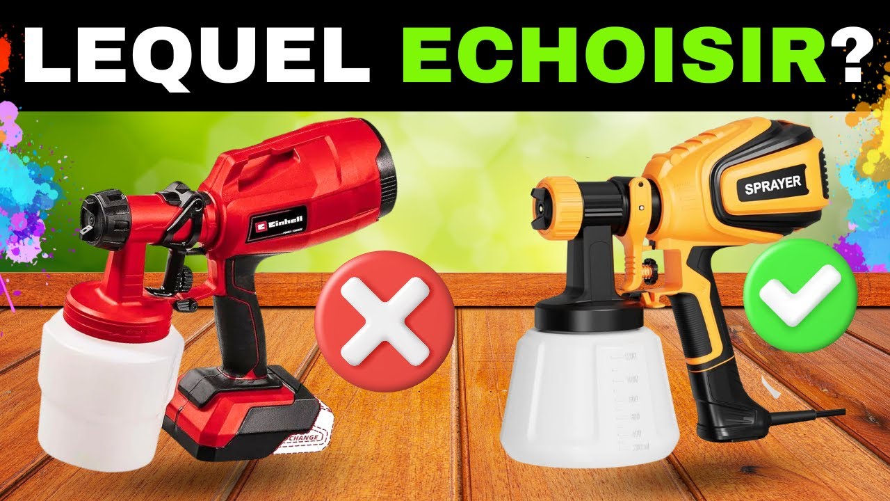 ✅ 5 Meilleurs Pistolets Peinture [2026]🔥 Électriques Sans Fil Amazon 🎯 Pulvérisateurs [Qualité/Prix]