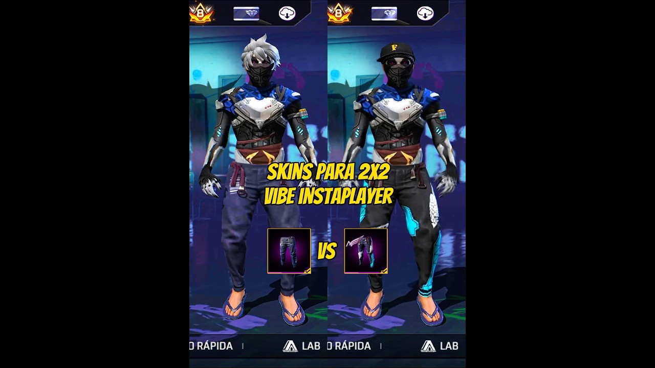 skins para duo calça down vs angelical 