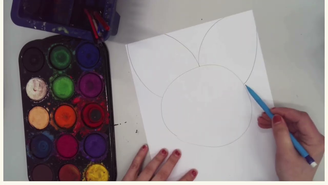 Kinder How to Draw a Close Up Bug on a Flower