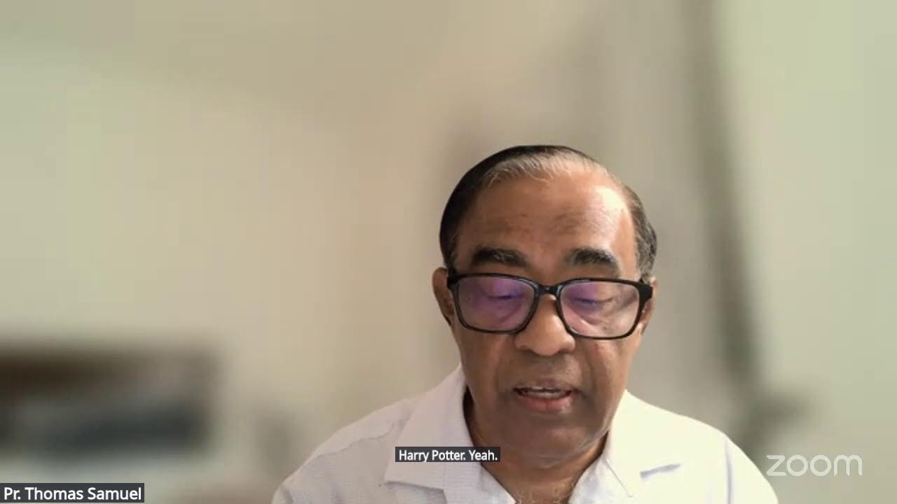 MARANATHA VOICE Msg Pr. Thomas Samuel