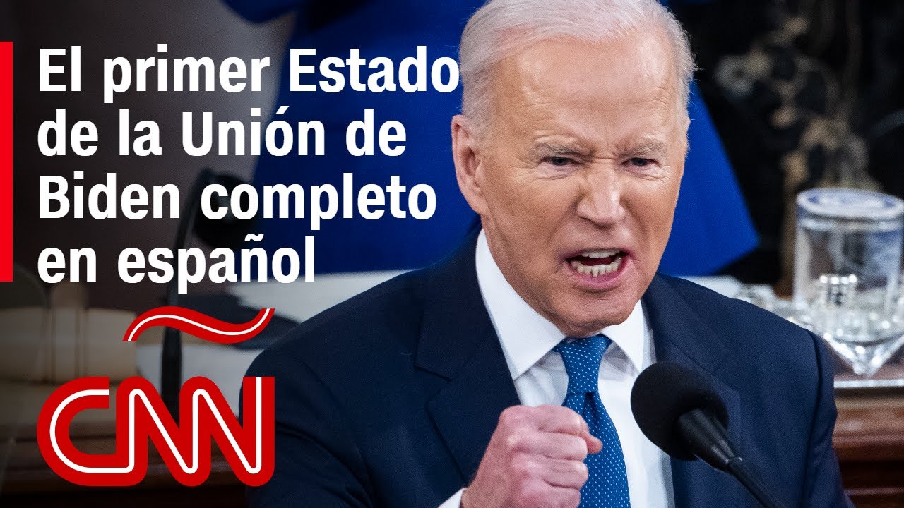 Discurso del estado de la Unión de Joe Biden en español. Míralo completo