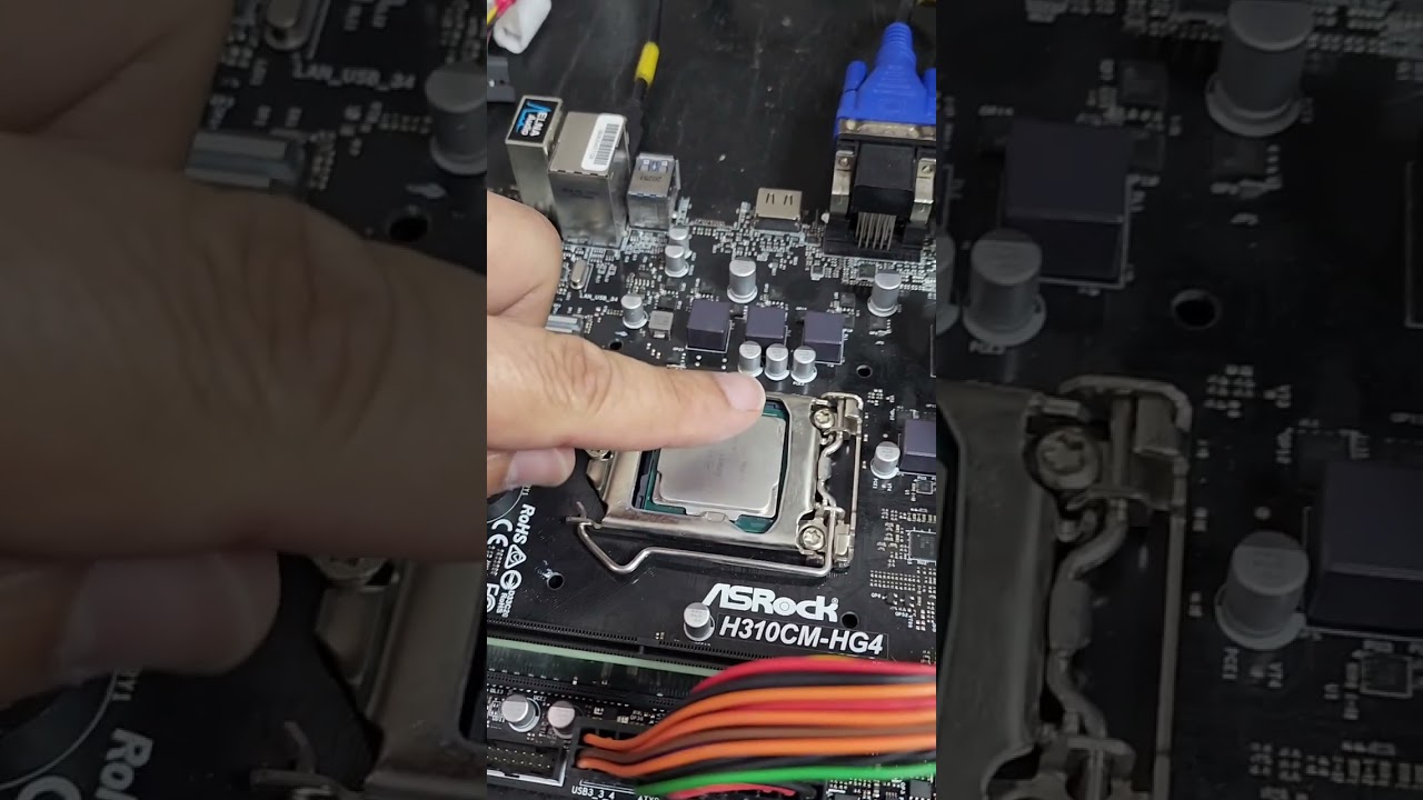 Queimou: Processador ou Placa M&atilde;e?recallinformatica #processador #placamae #identificacaodeproblemas