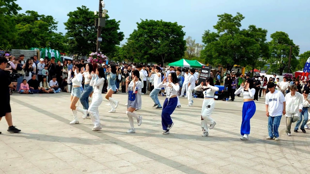 [STREET ARTIST] 4X4 STUDIO. FIRST YEOEUIDO BUSKING. 230513.