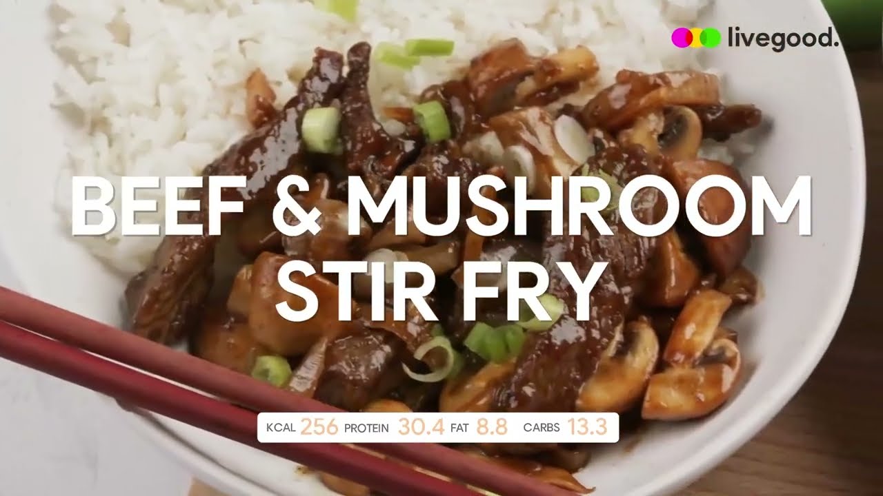 Beef & Mushroom Stir Fry | Quick & Healthy