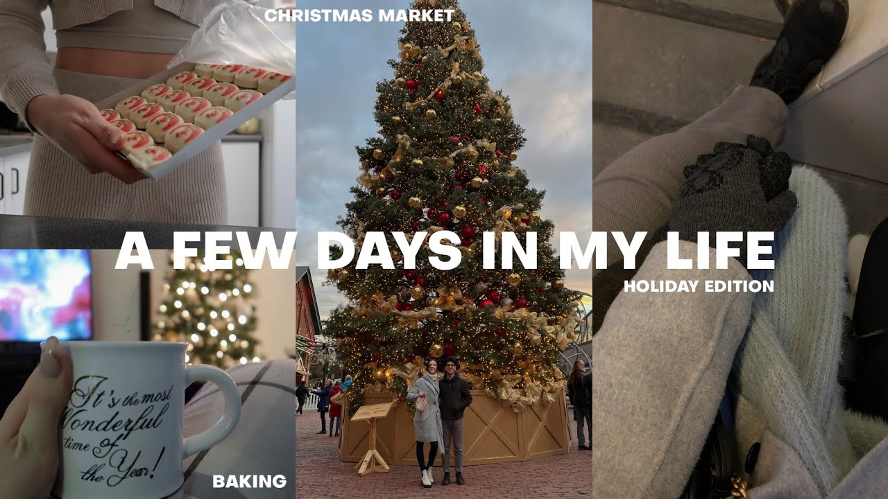 HOLIDAY VLOG: tree decorating, baking cookies, Toronto Christmas market & self care night
