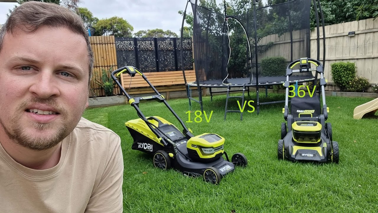 Ryobi 18V BRUSHLESS MOWER vs Ryobi 36V BRUSHLESS MOWER (australian models) review