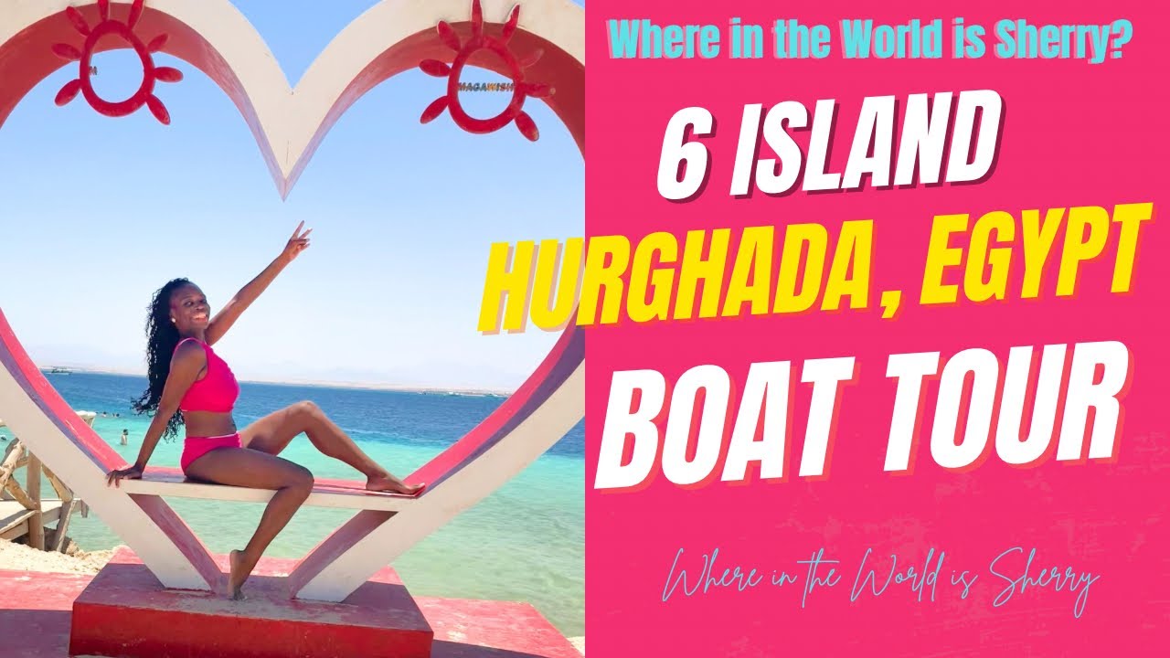 🌊 6-Island Boat Tour + Surprise Dolphin Encounter | Hurghada, Egypt 🇪🇬 🐬☀️
