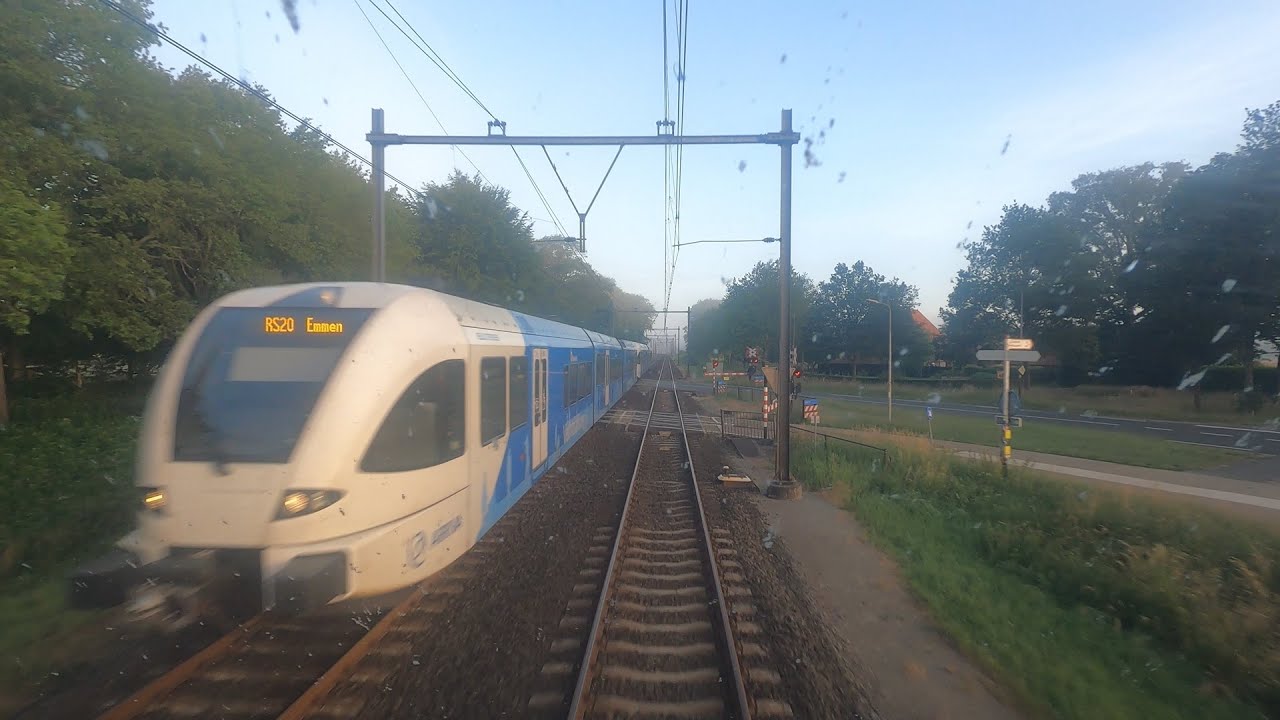 4K Cabinerit Emmen - Zwolle (stoptrein) 21-06-2022