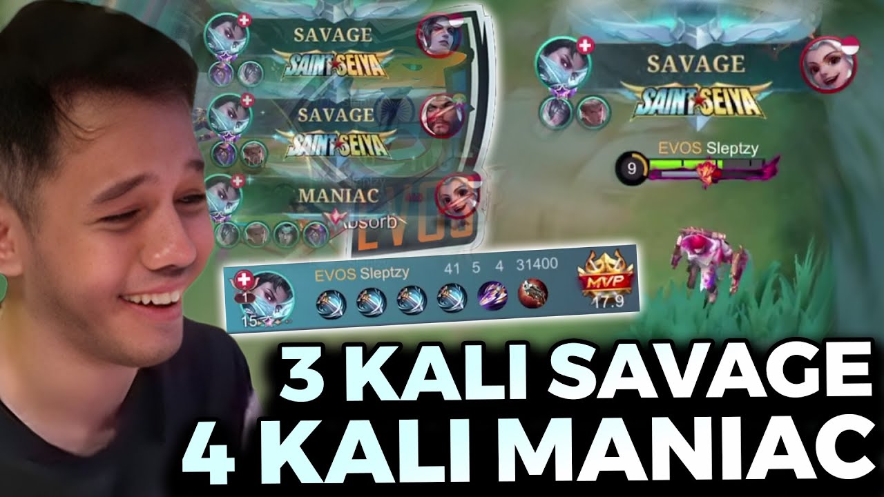 Moment Terbaik Dalam Hidup GW!! 41 KILL 3x SAVAGE + 4x Maniac!! -&nbsp;Mobile&nbsp;LegendsU