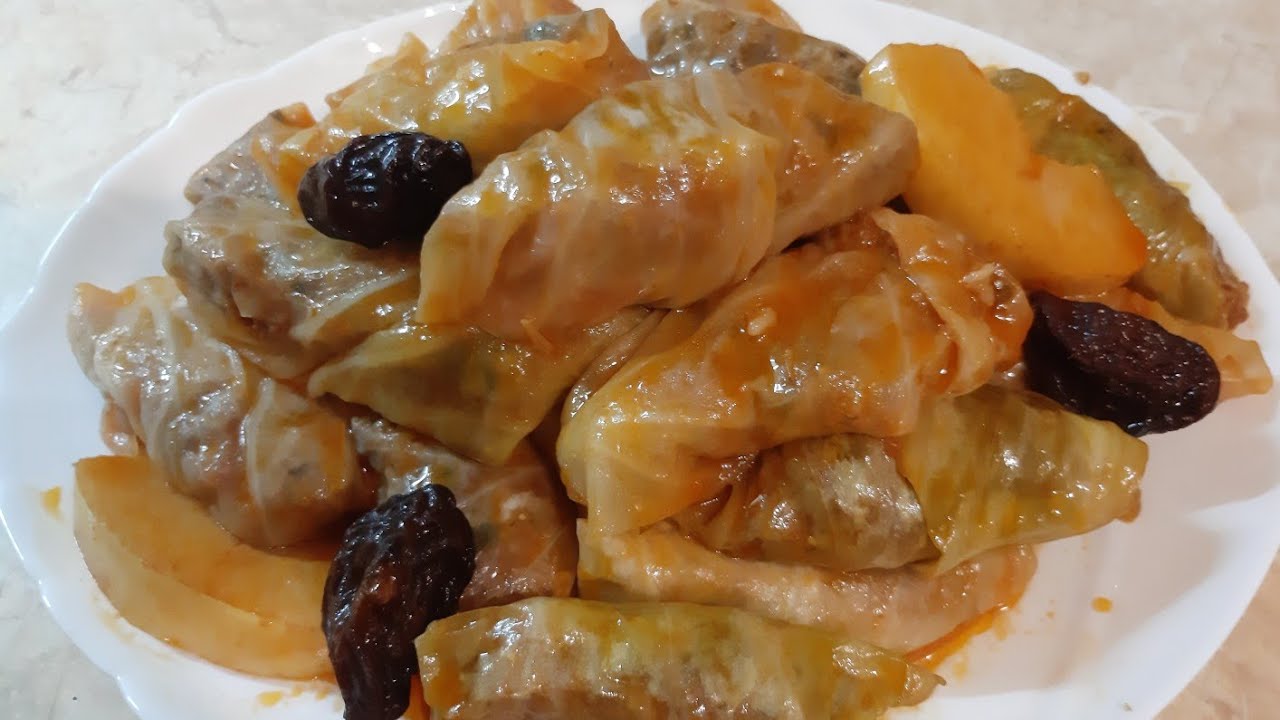 Տոլմա՝ սագի մսով Голубцы из мяса гуся