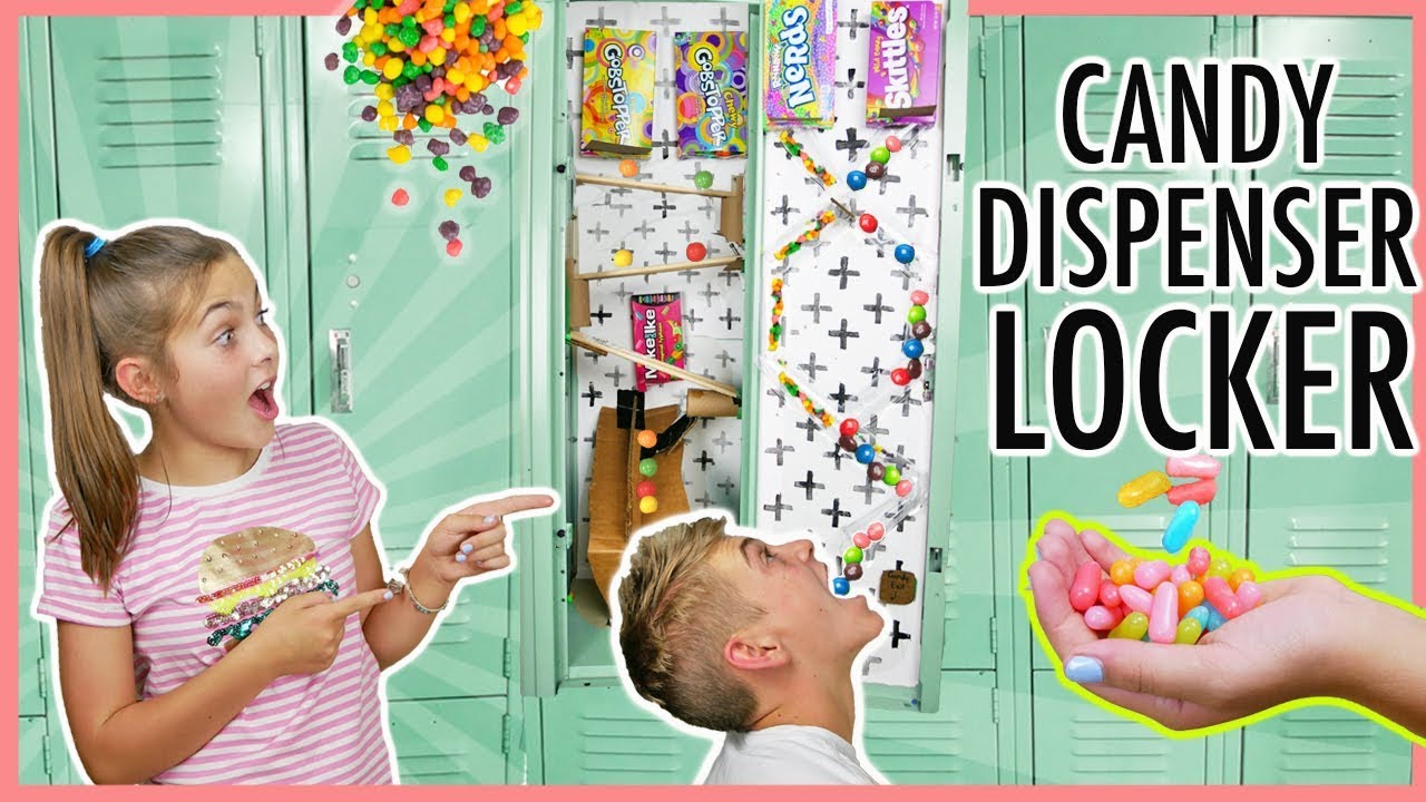Back To School DIY Locker Candy Dispenser | Best Locker Decor!