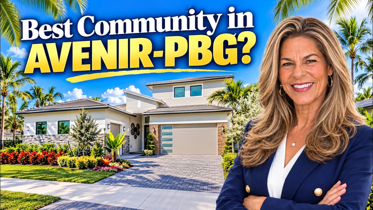 New Construction Homes Palm Beach Gardens: UNBELIEVABLE Avenir Model! | Palm Beach Florida