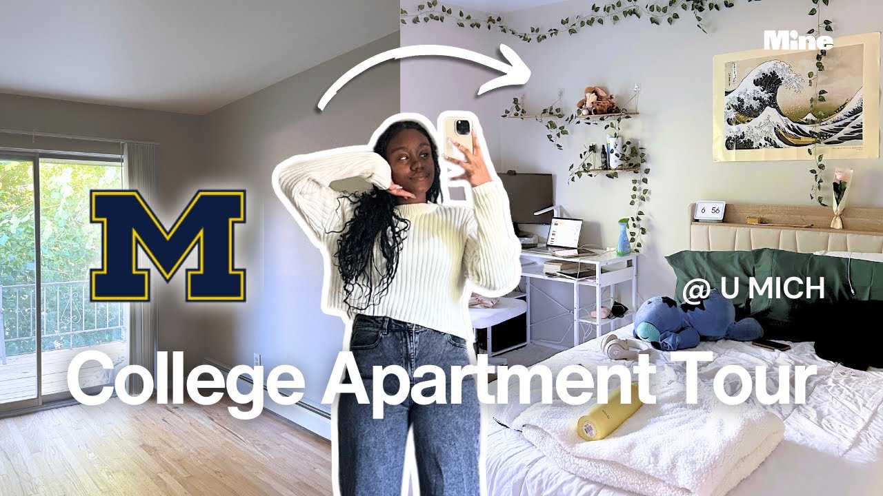 College Apartment Tour 2024 | University of Michigan
