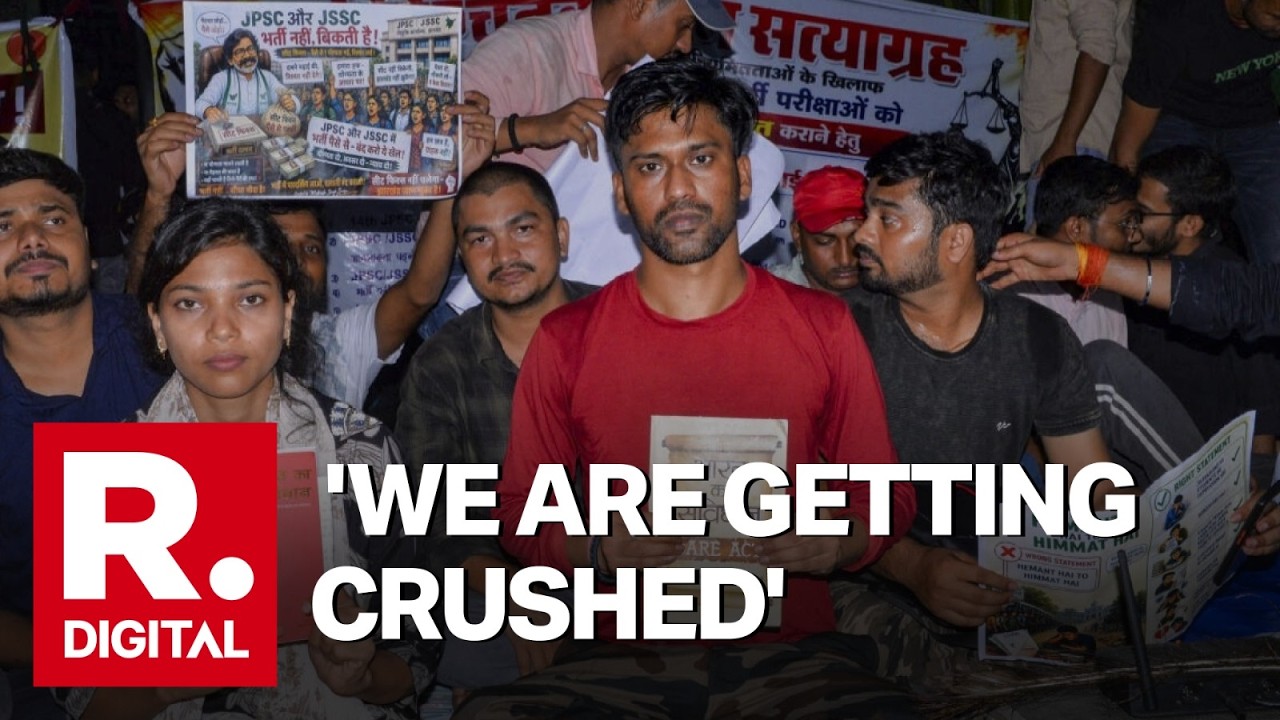 Ranchi Protests: Students Brave Through Heavy Rains, Carry Out Demonstrations | On Camera