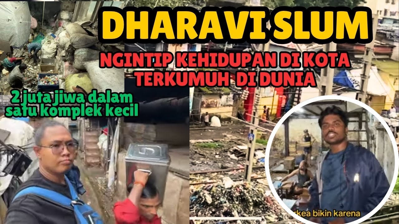 MENGINTIP  KEHIDUPAN KOTA TERKUMUH DI DUNIA KOTA DHARAVI MUMBAI‼️GA EXPECT MAJU BANGET‼️