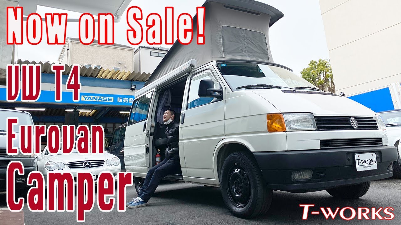 1995年式 VW T4ユーロバンのキャンパーが入庫してまいりました(^^)v
