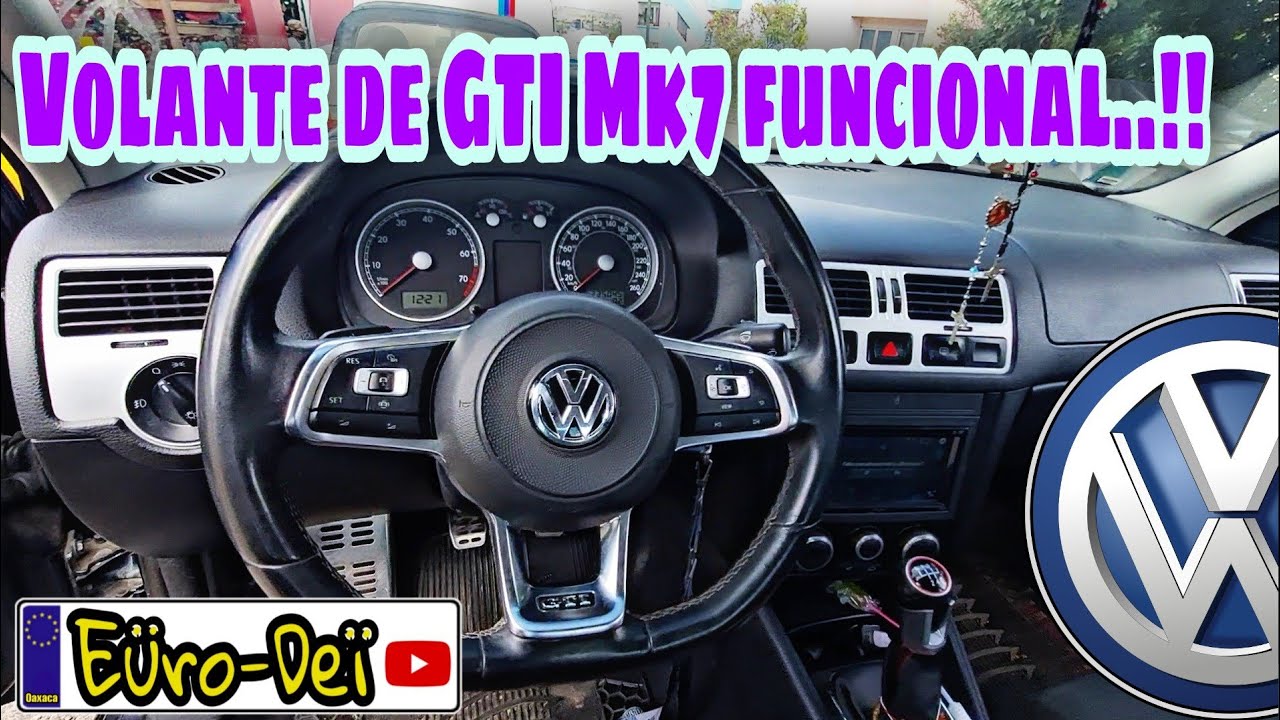 Como adaptar un volante de GTI Mk7