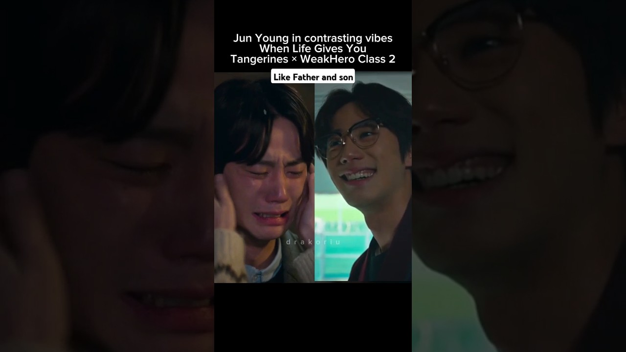 Like father & son #weakheroclass2 #whenlifegivesyoutangerines #leejunyoung #kdrama #iu #parkjihoon