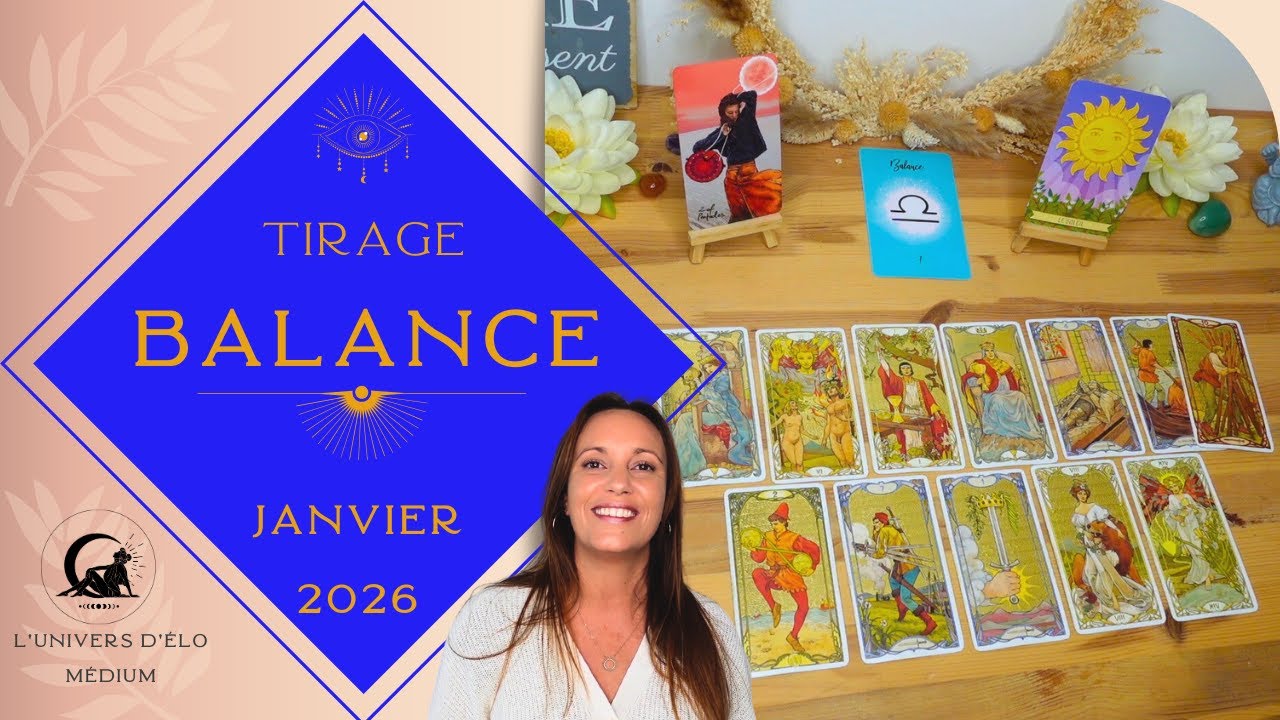 ♎ Balance - Janvier 2026 - Un RAYON de SOLEIL dans ta VIE !