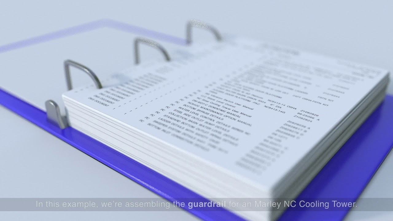 How To Install A Marley® NC® Cooling Tower Episode 2: Installation Instructions and Drawings