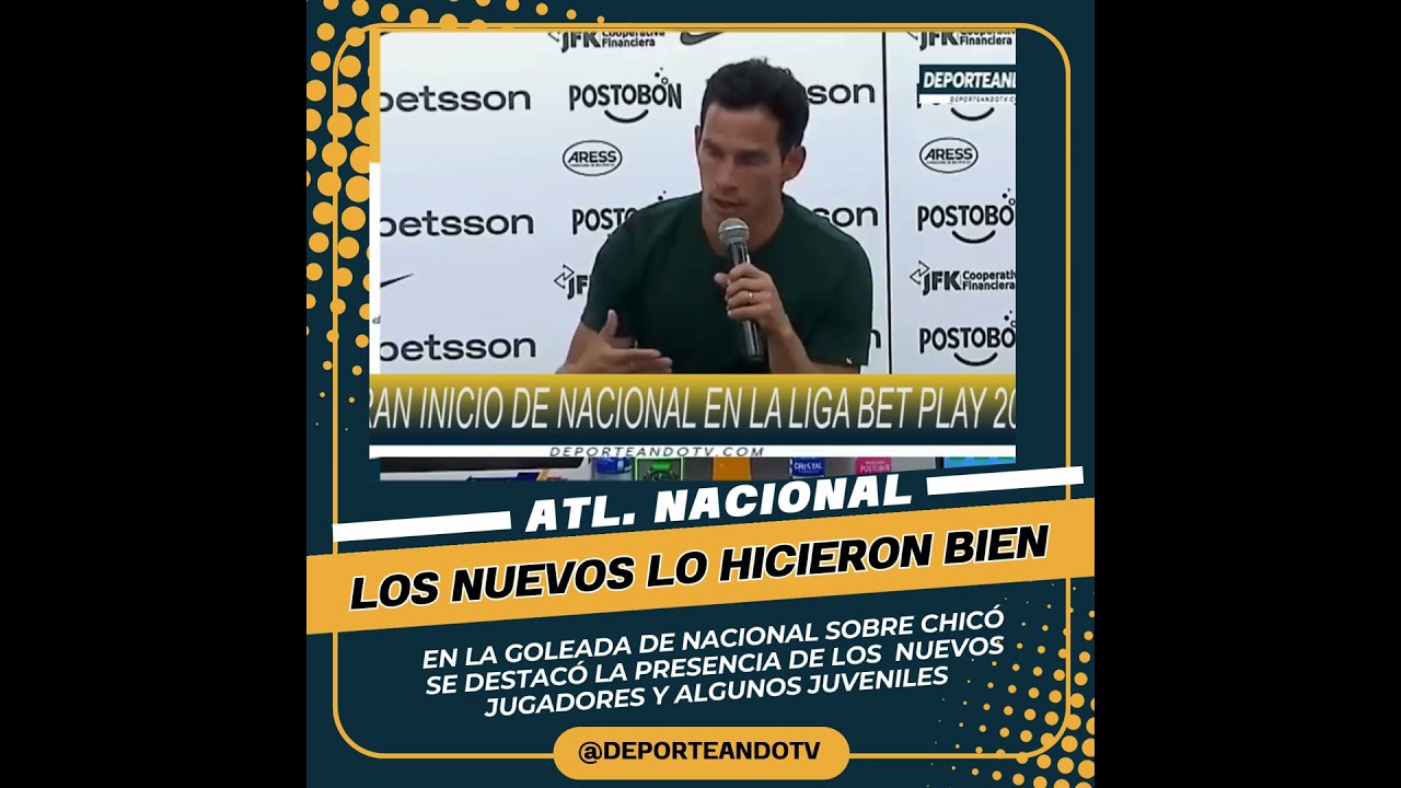 NACIONAL EMPEZÓ GOLEANDO EN LA LIGA 