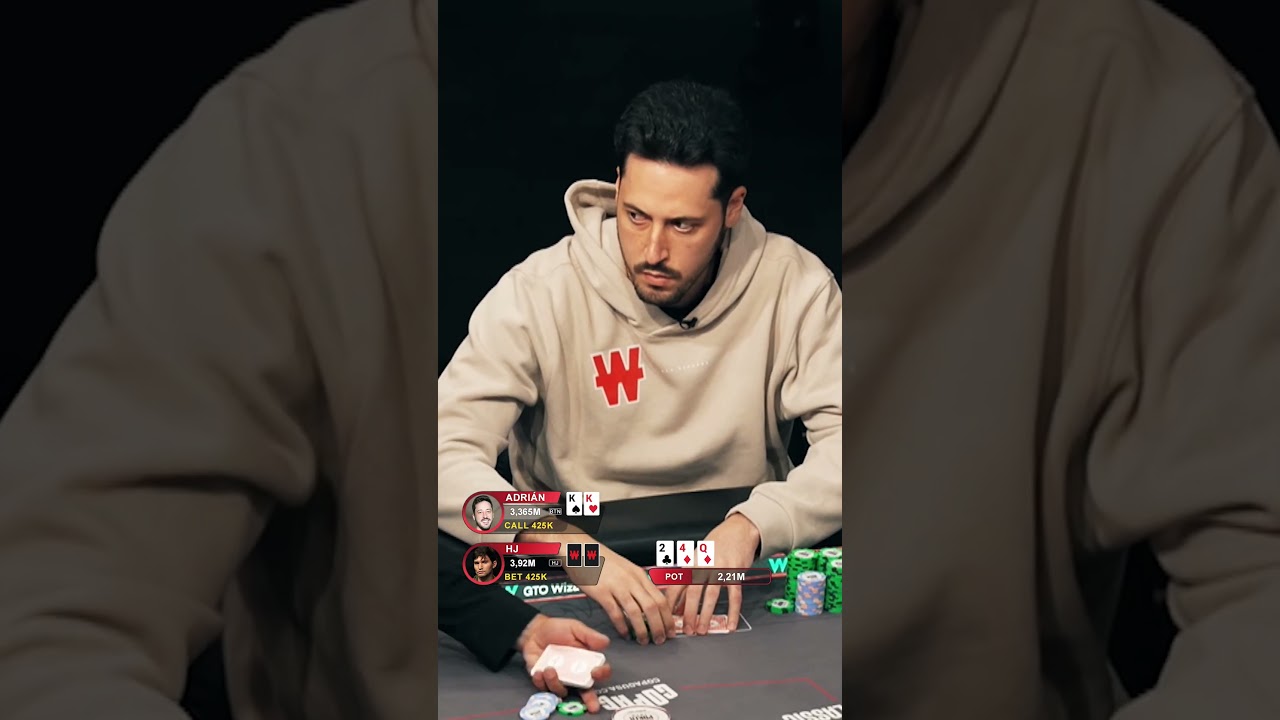 🦈 Le fold de l'ann&eacute;e &agrave; 300 left de 12 000 000 $ #poker #danslatetedunpro #adrianmateos #wsop