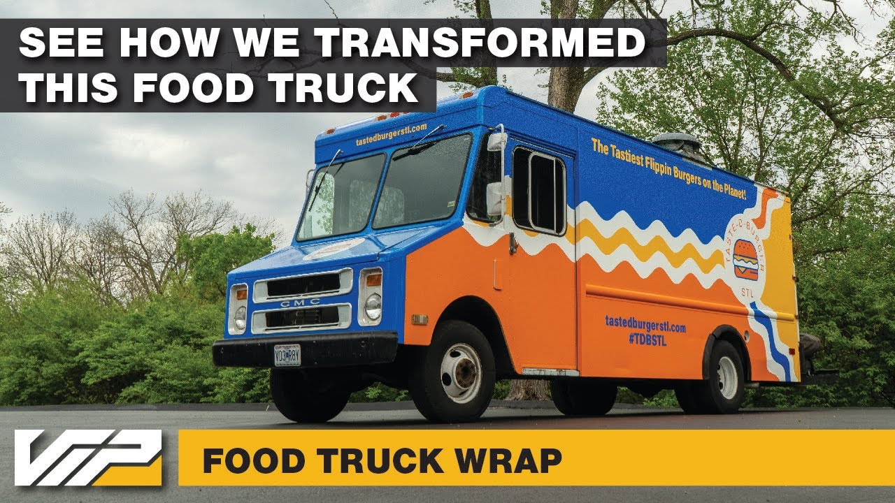 Watch The Process Of Making a FOOD TRUCK WRAP