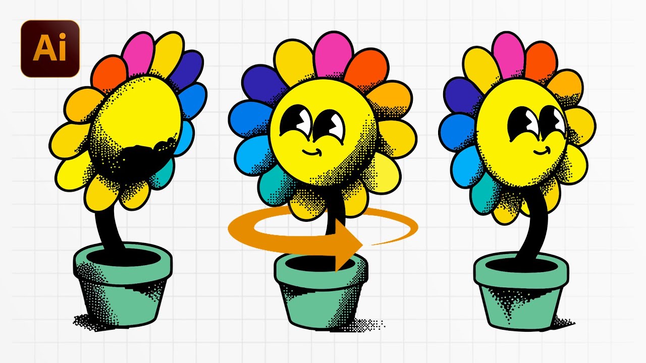 НОВАЯ функция поворотного стола в Adobe Illustrator