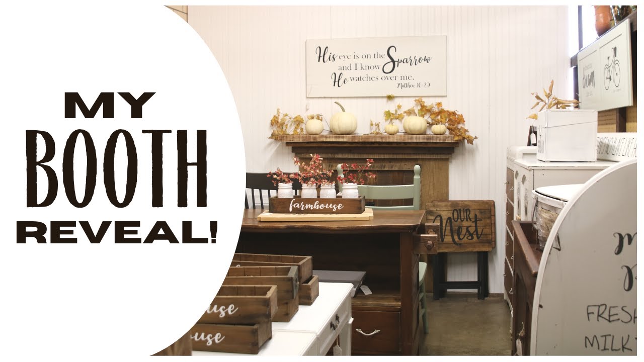 Booth Set up ~ Antique Mall Booth ~ Furniture Flipping