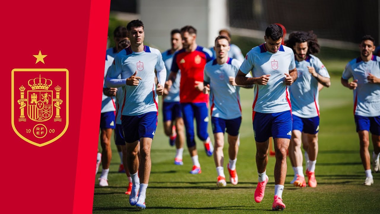 SELECCIÓN ESPAÑOLA EURO 2024 | Así ha sido el entrenamiento matinal de la ROJA