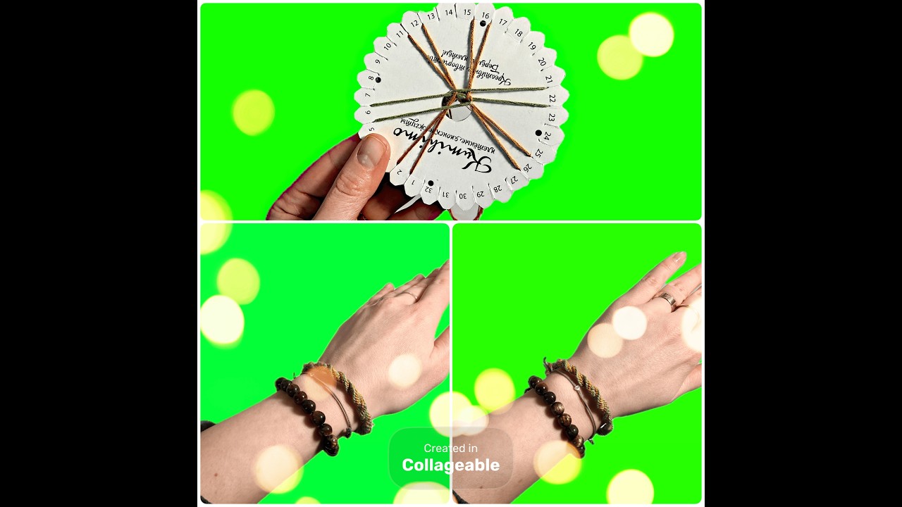 Spiral Kumihimo Bracelet Of Two Colors