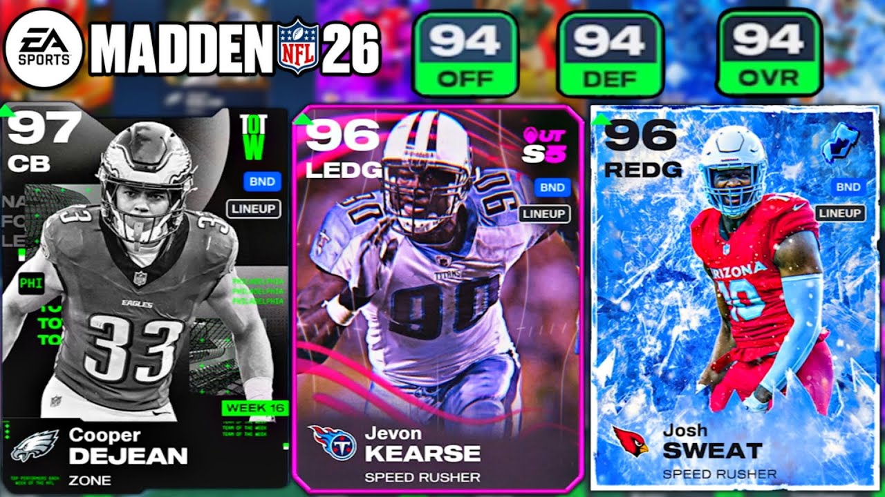 Тематическая команда Eagles по-прежнему лучшая команда в 5 сезоне!!! Madden 26