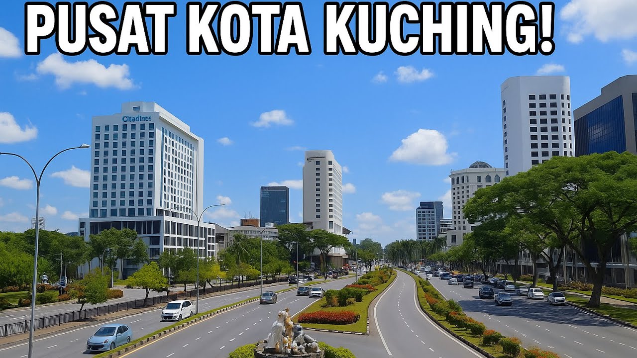 “Gak Nyangka! Ternyata Begini Suasana Pusat Kota Kuching!”