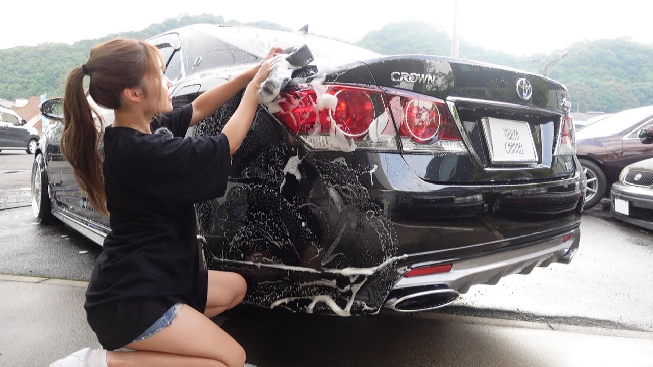 【 本当は秘密にしたい… 】最高すぎる香りと泡立ち！愛車クラウンを徹底洗車！！！