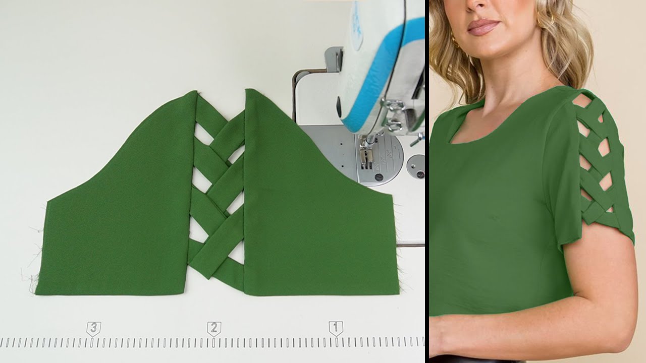 easy sewing project for beginner stylish sleeve design made easy by this technique