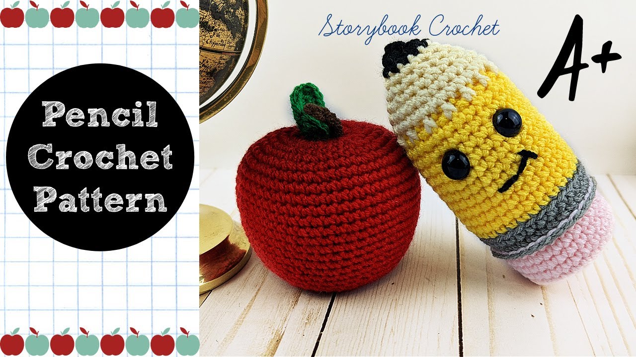 How to Crochet a Pencil | Back to School Crochet Pattern