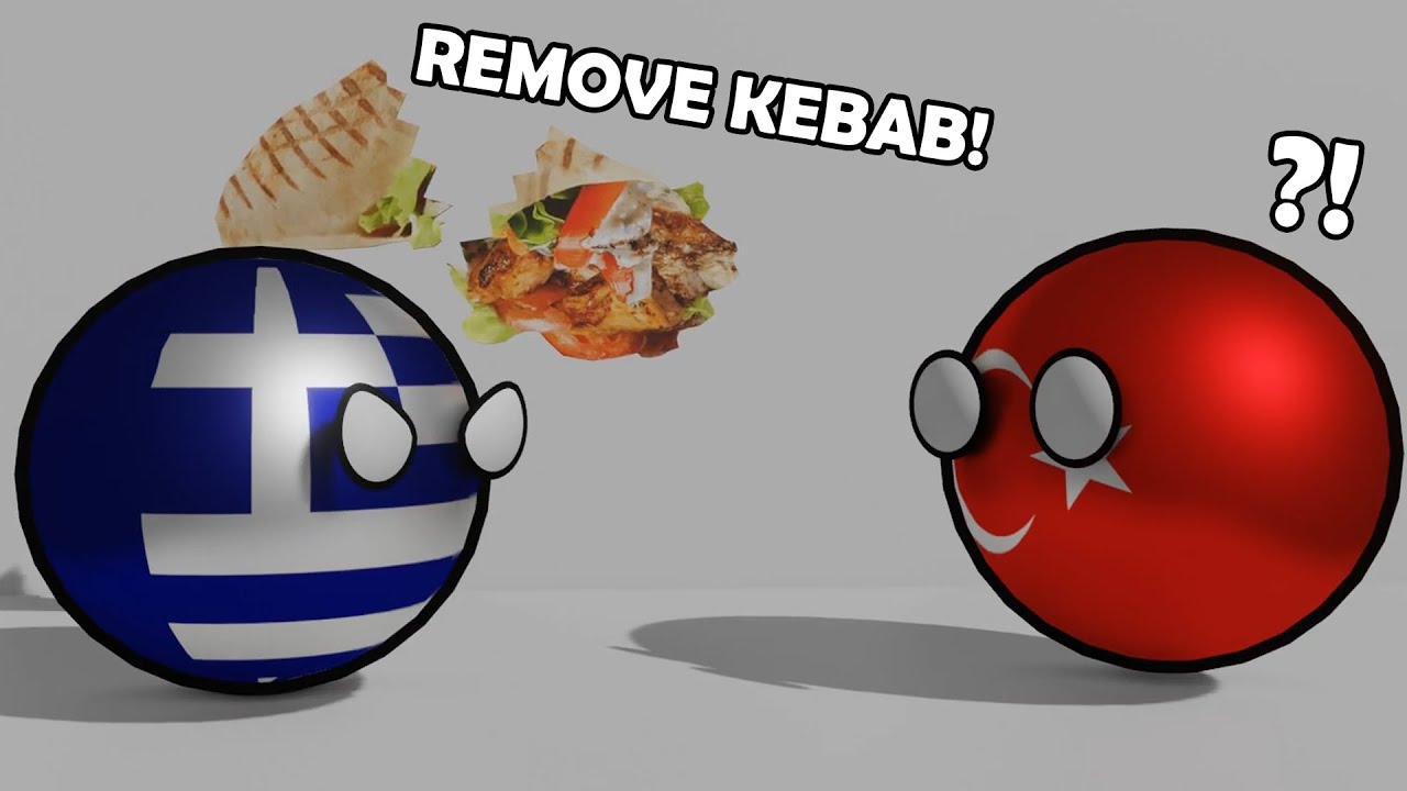 How to make Greece angry? [3D Countryballs Animation]